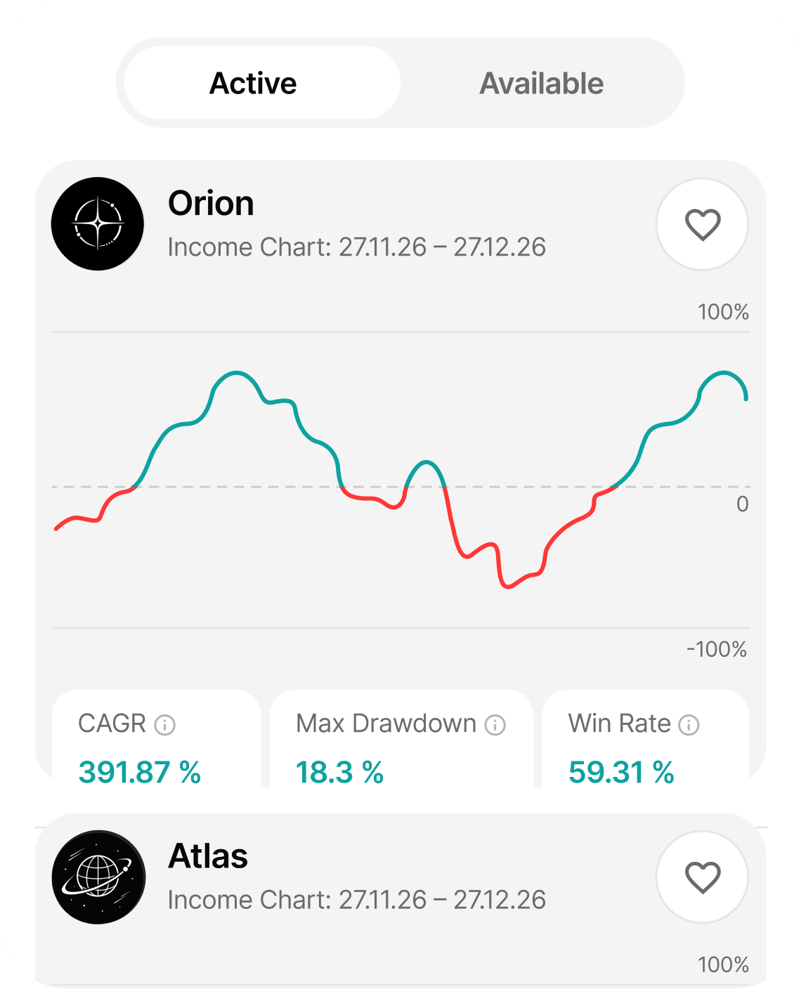 HedgeCore trading bot management dashboard